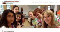 Desktop Screenshot of mdduua.org