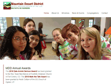 Tablet Screenshot of mdduua.org